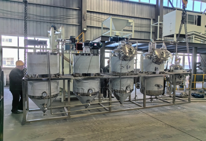 电加热式食用油精炼设备