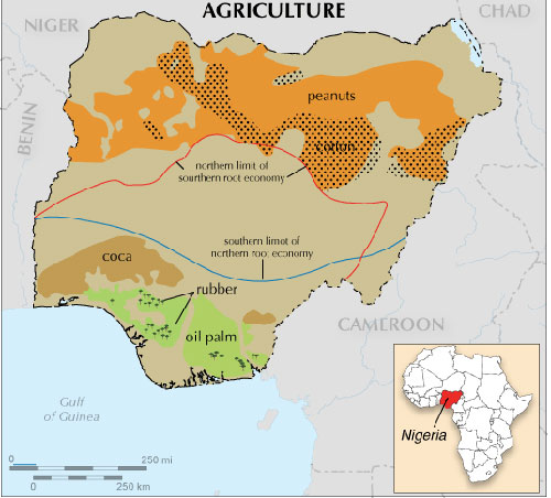 Agricultural production in Nigeria